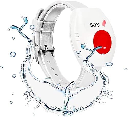 Miniatura 7 de Buscapersonas con WiFi para cuidadores, botón de llamada, alarma inalámbrica para enfermeras, campana de llamada, localizador de alerta de