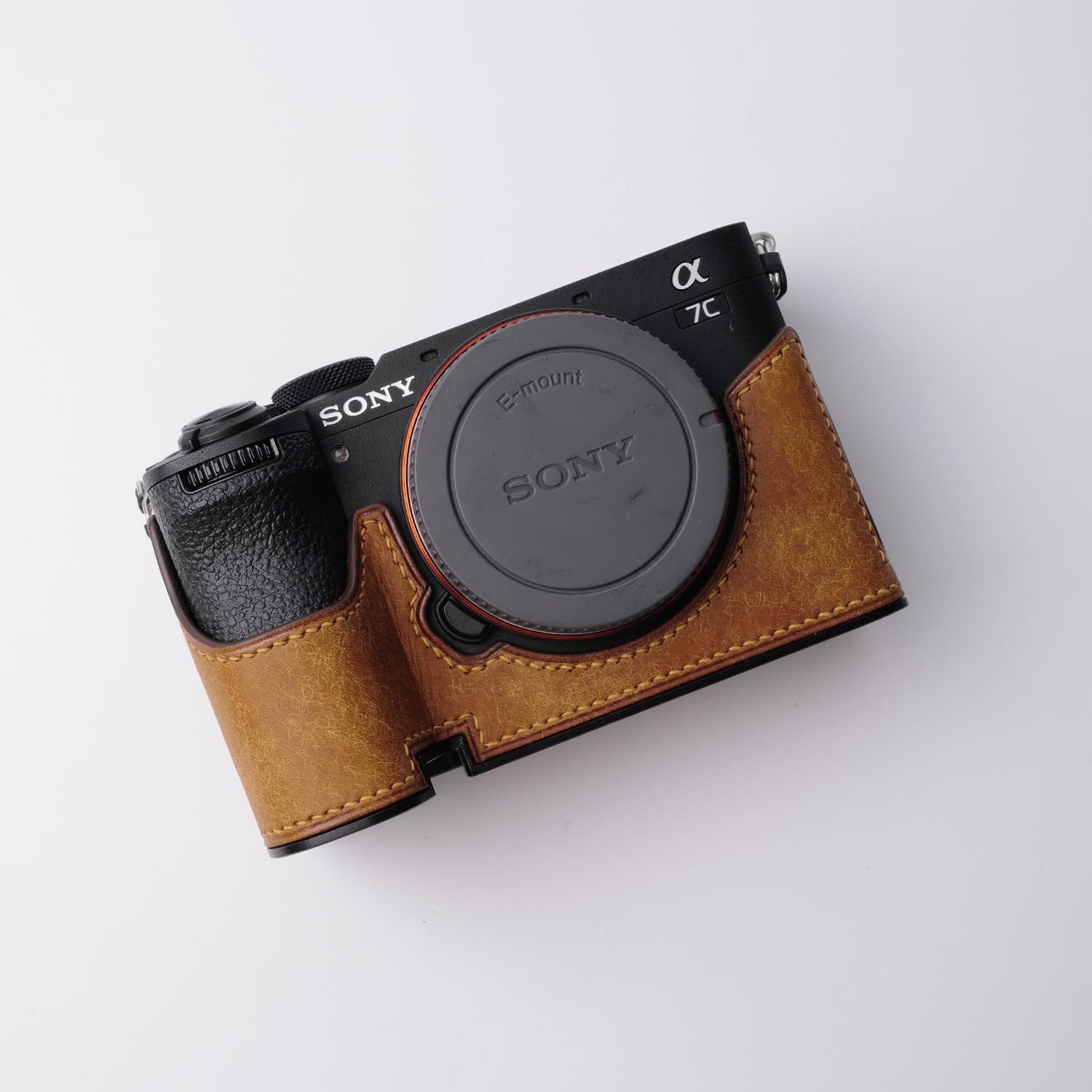 本革 カメラケース SONY ソニー a7c用 ブラック Amazon | 対応 Sony ソニー A7C Mark II α7C2 α7CR A7CR 専用