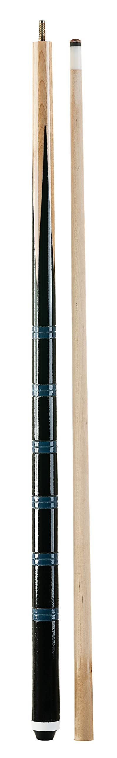 Winsport Queue Eco zweiteilig 140cm mit Schraubleder – Pool-Billardqueue
