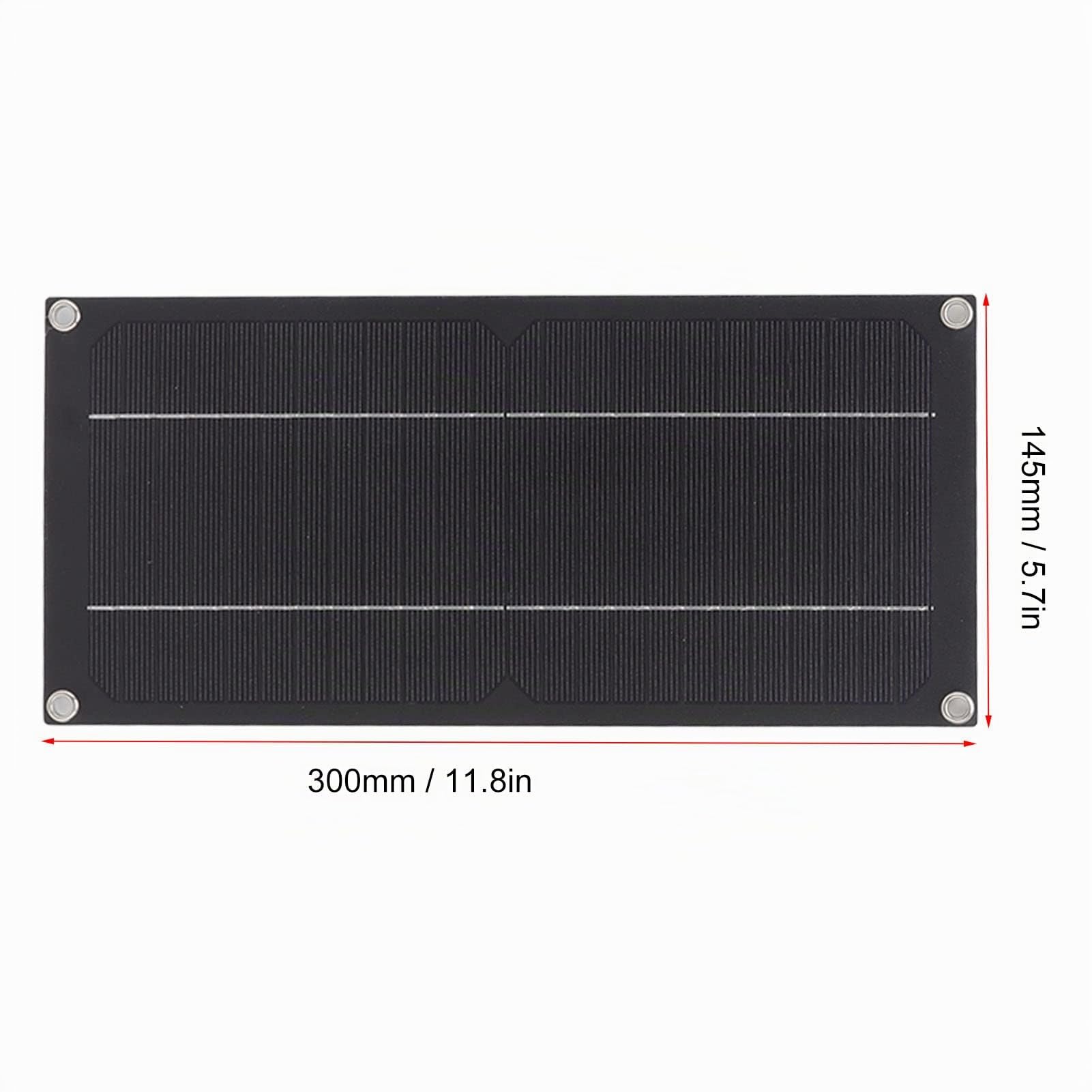 Kit Pannello Solare da 600 W Set Pannello Solare da 18 V Kit Pannello Solare Leggero con Batteria e Inverter per di Energia Solare