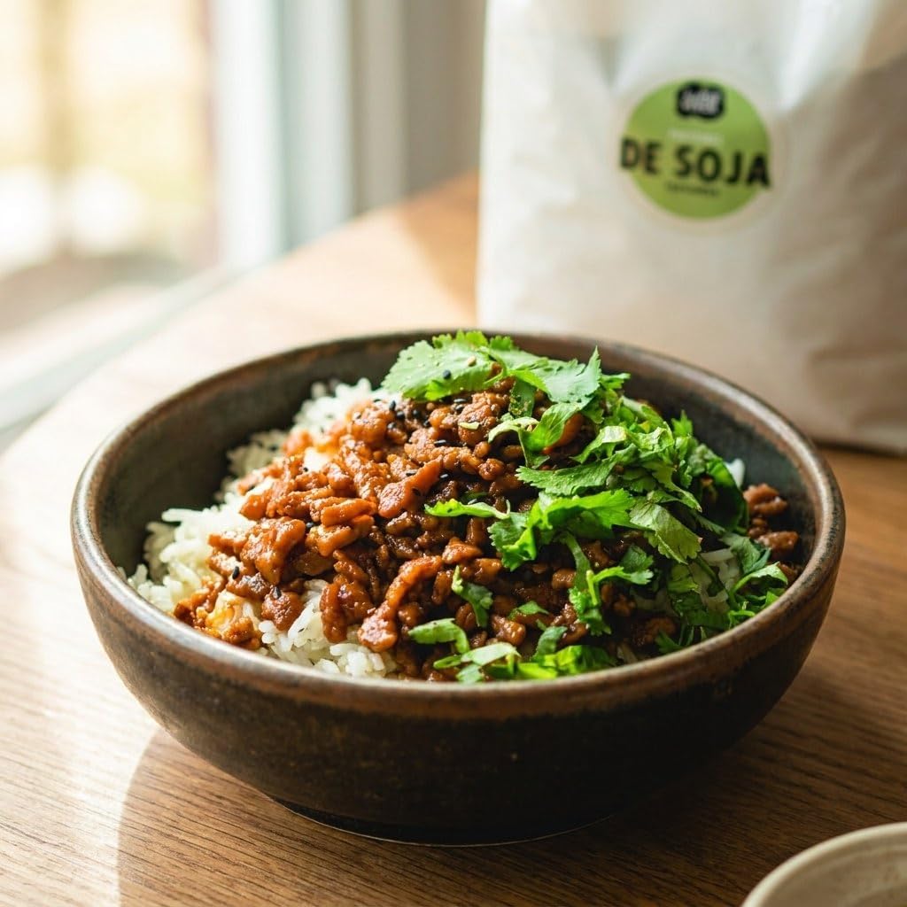 Protéines de Soja Texturées - Émincés - 4kg - PST - Sans OGM - Alternative Végétale Riche en Protéines - Idéal Cuisine Healthy, Sport, Meal Prep, Émincés Végétaux Sans Viande - Hello Veggie