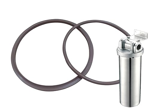 VIVOVALE Junta de junta tórica de repuesto para carcasas de filtro de agua de acero inoxidable de 10" (1)
