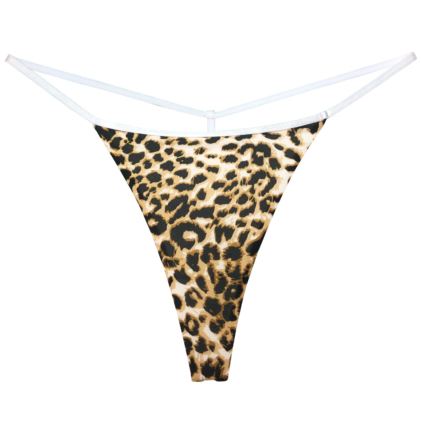 Topvee T Back Thong for Women Seamless Underwear G String Thongs Stretch Sexy Cotton Panties