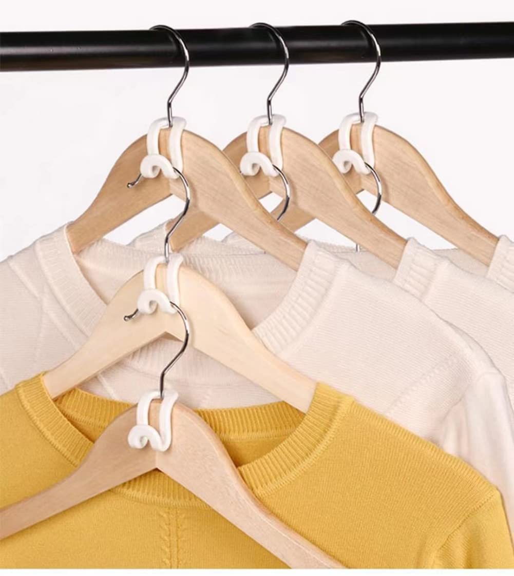 70 Pack Clothes Hanger Connector Hooks, Mini Cascading Hanger Hook, Heavy Duty Space Saving for Closet(Grey)