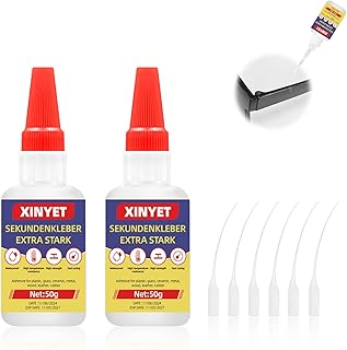 Colle Plastique Extra Forte 100g - Super Colle Instantanée pour Plastique, Acrylique, Maquette