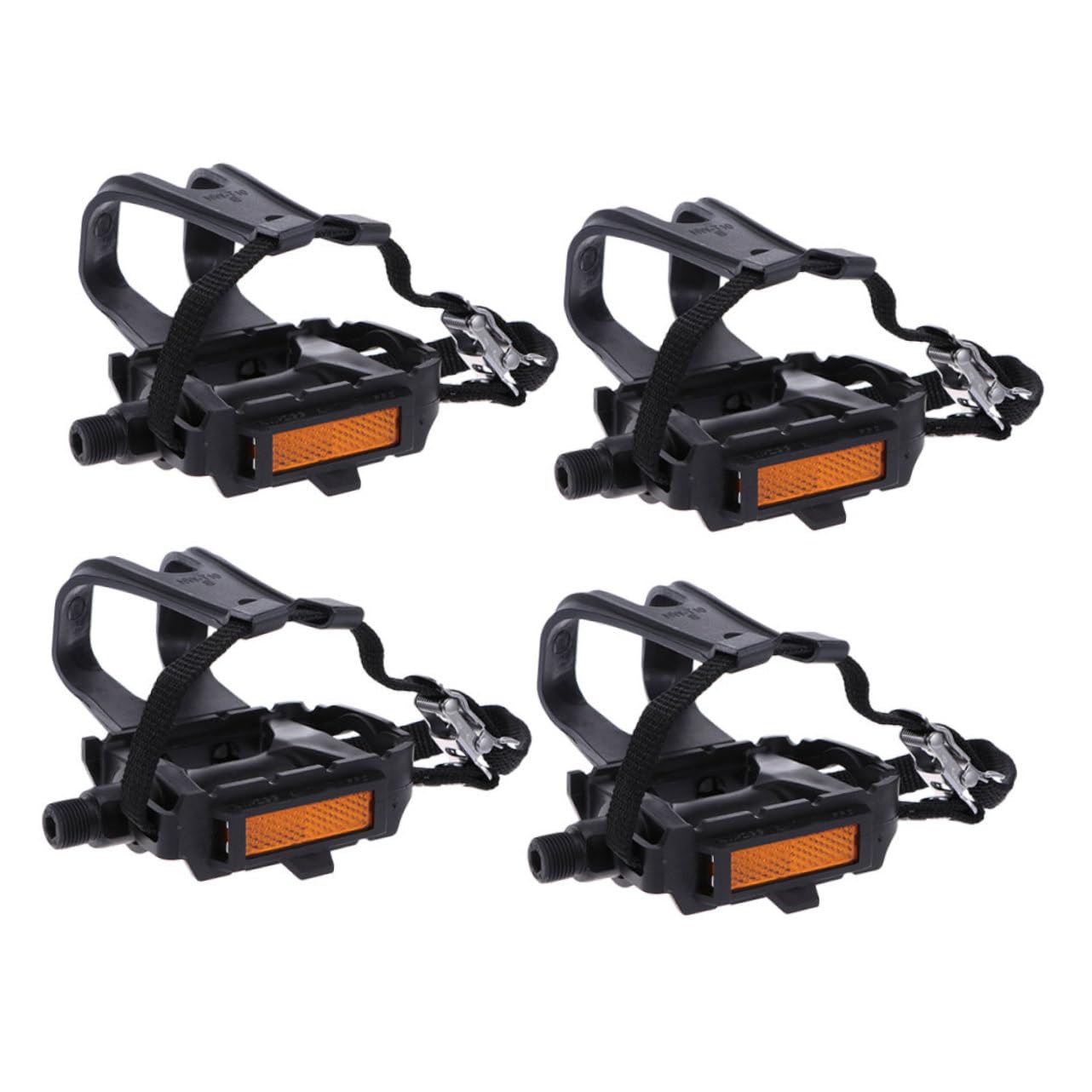 TOYANDONA 2 Pares Correas para Pedales De Bicicleta De Piñón Fijo y Carretera Correas Ajustables Antideslizantes para Calapiés Aplicables para Ciclismo Ruta