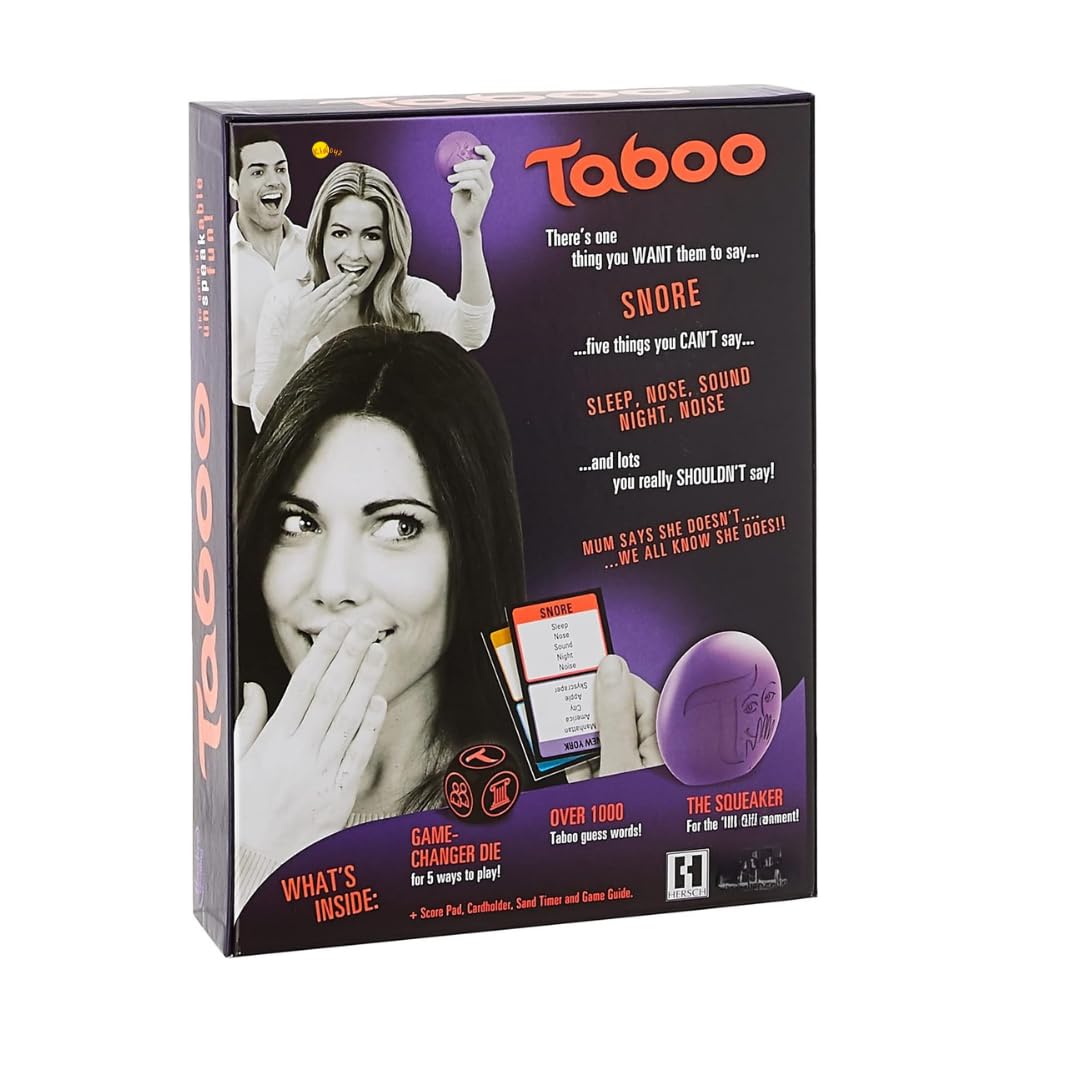 Kidoyz Taboo Board Game, Fast-Paced Word Guessing Party Game for Kids, Teens & Adults, Ages 18+, 4+ Players, Purple 1