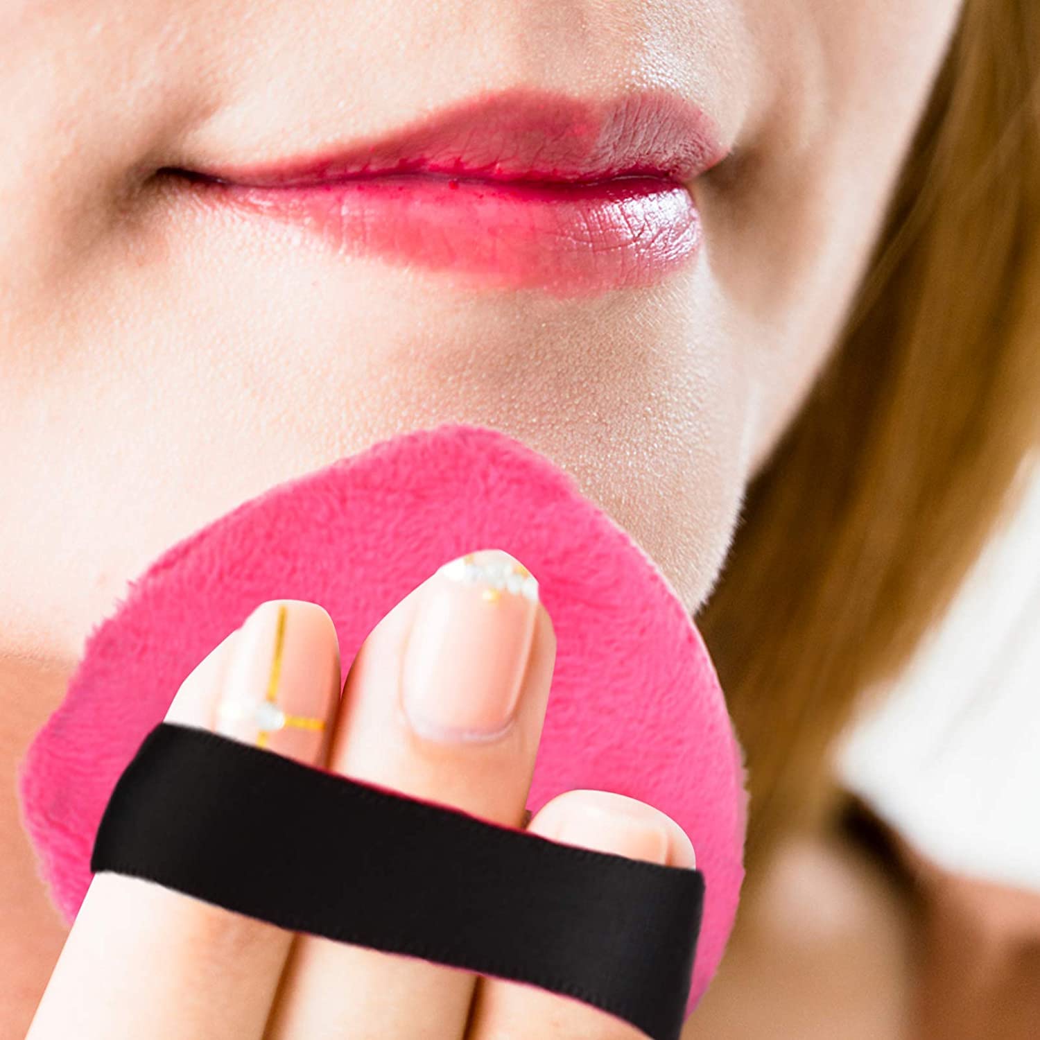 Schwammkissen Puffs, Make-up-Schwamm-Mixer, Grundierungs-Schönheitswerkzeug, 8 Stück Puderquaste Gesicht Herz Make-up lose Puderkissen Make-up Schwamm für Konturierung unter Augen und Ecken