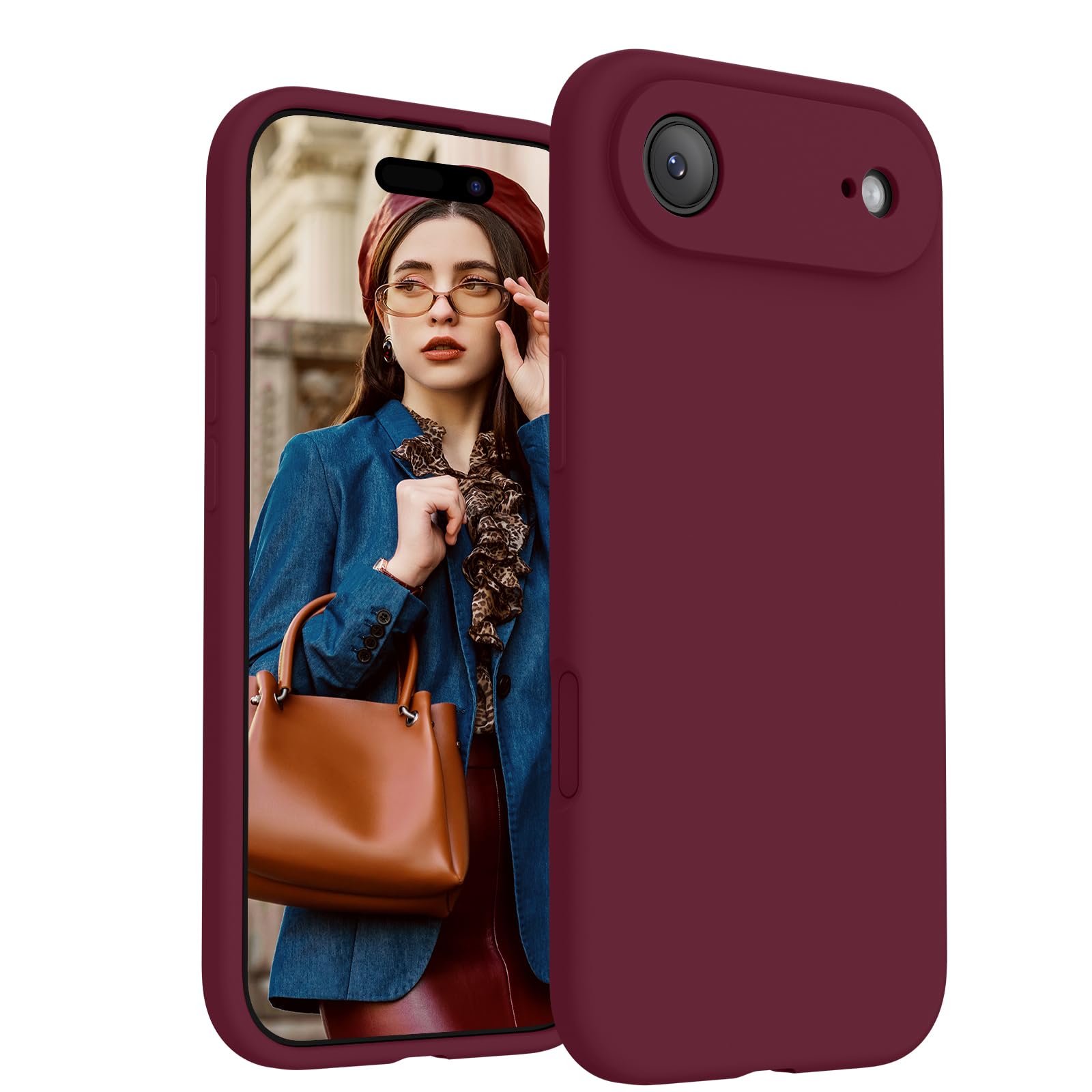 FireNova Magnetic for iPhone Air Case, 6.5", Plum (Burgundy)