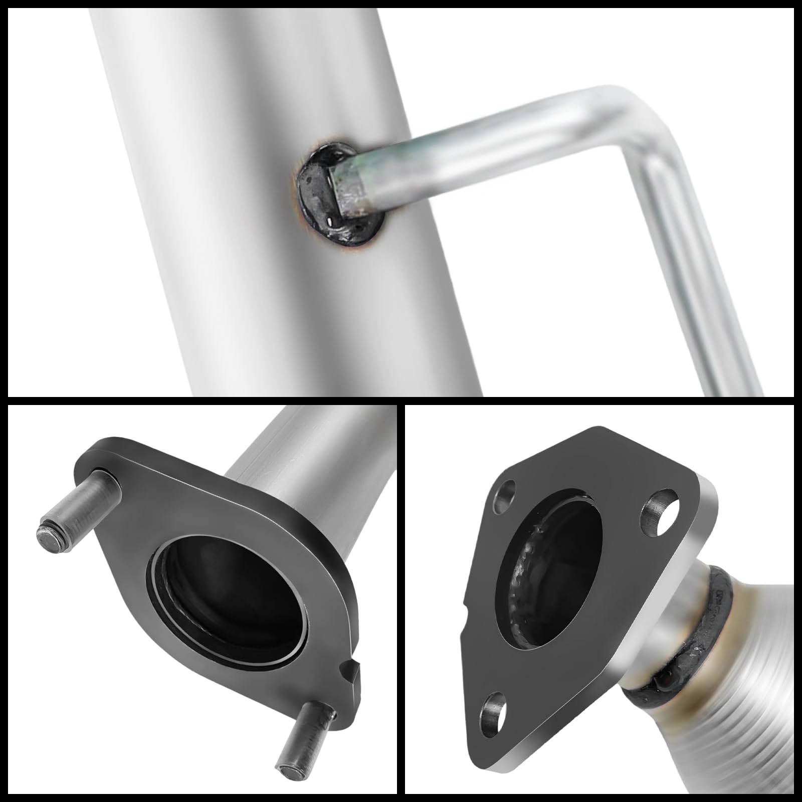 Tuyau Flexible En Y En Acier Inoxydable Compatible Avec Buick Enclave 2009-2017, Chevrolet Traverse, GMC Acadia, Saturn Outlook 3.6L V6 DirectFit Kit De Réparation D'échappement Avec Joint - Foto 8