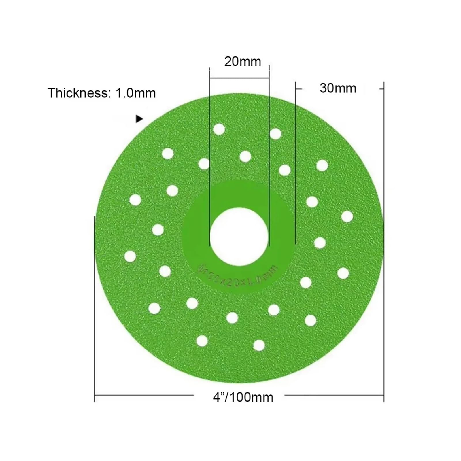 Grit tarcze szlifujące, 1-20 szt. tarcz tnących do płytek, 100 mm, supercienkie ostrze do piły do ​​marmuru, tarcza szlifierska do szkła(100x20mm(15pcs))