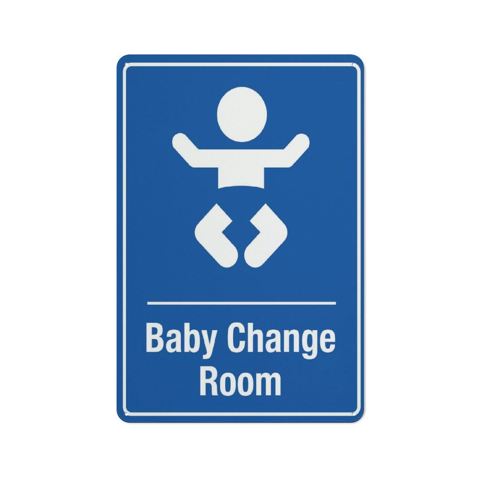 Peiyeety A003 Metal Tin Sign Baby Change Room Quote Vintage Decorative Metal Wall Art Plaque For Home Living Room Bedroom Farmhouse Patio Rustic Wall Decor 6X8 Inch