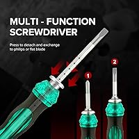 Vista 3 de Kit de herramientas de reparación de guitarra de 25 piezas con bolsa de transporte para guitarra eléctrica acústica, ukelele, bajo, herramienta