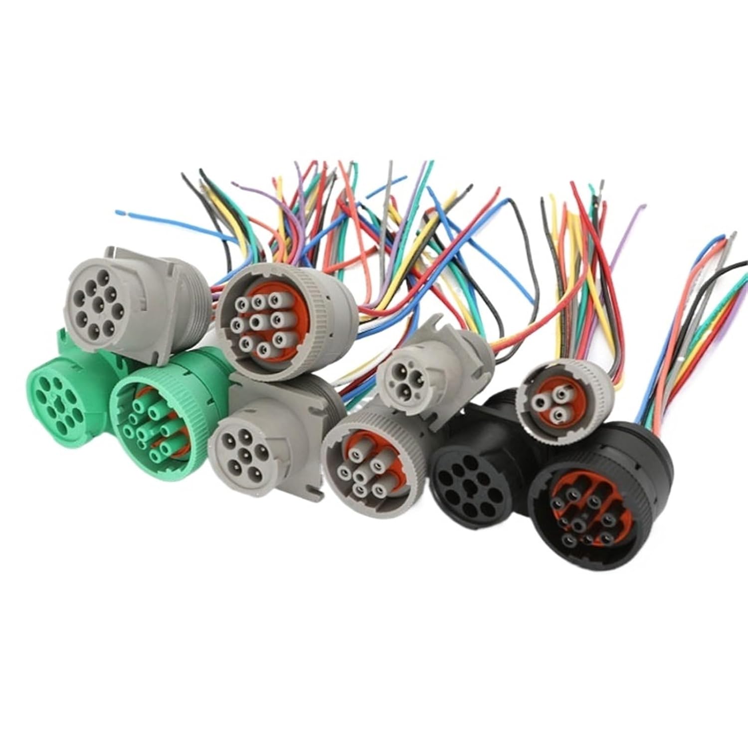 1Pcs HD16-9-96S 3.6.9 Hole Dechi Type HD Series Automotive Waterproof Diagnostic Interface Connector HD16-9-96S HD10-9-96P(HD10-6-96P 6P)