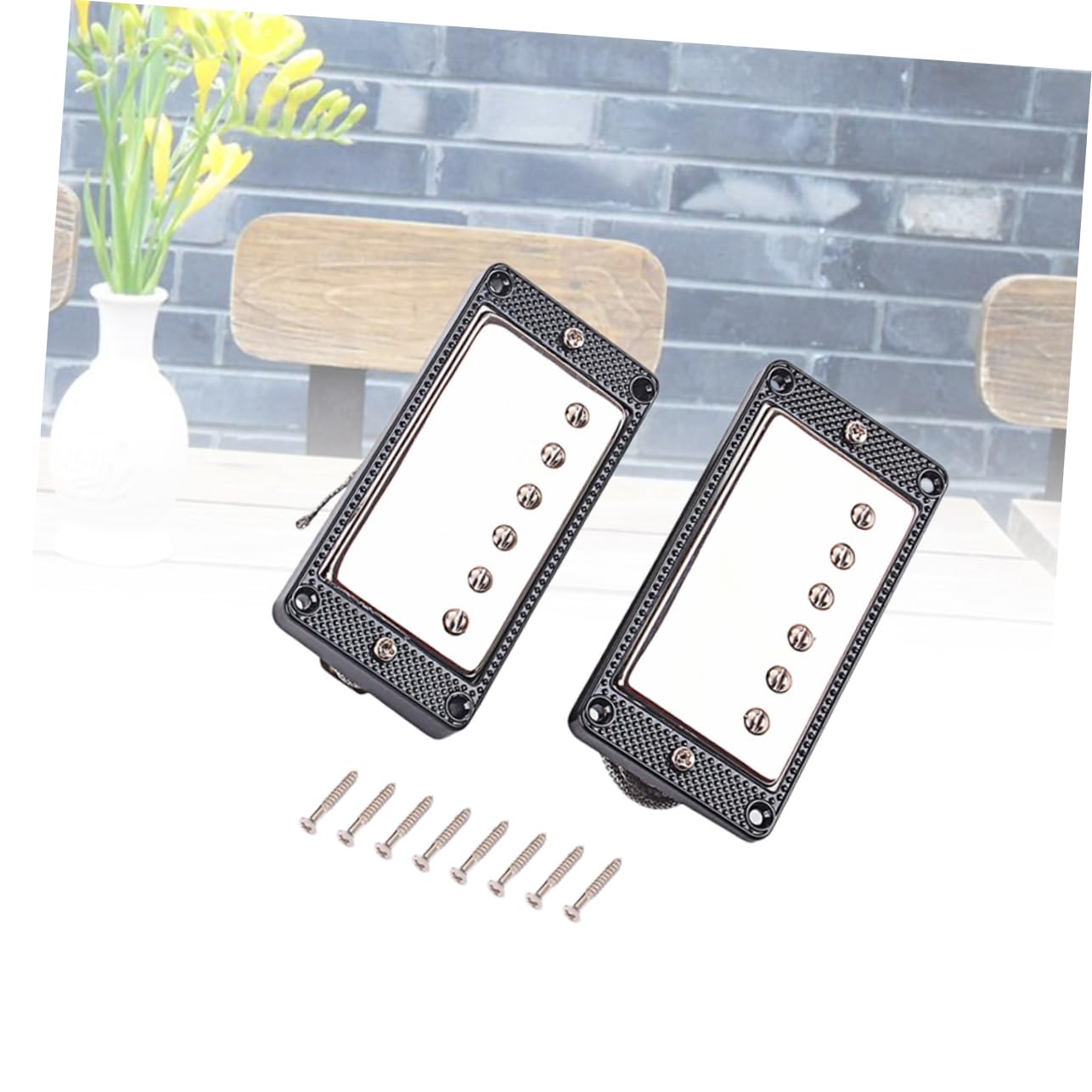 Set de Micros Humbucker Guitare Électrique 2 Pièces Gmc79 Noir