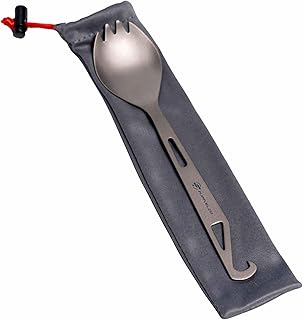 FlipFuel Titanium Spork for Backpacking