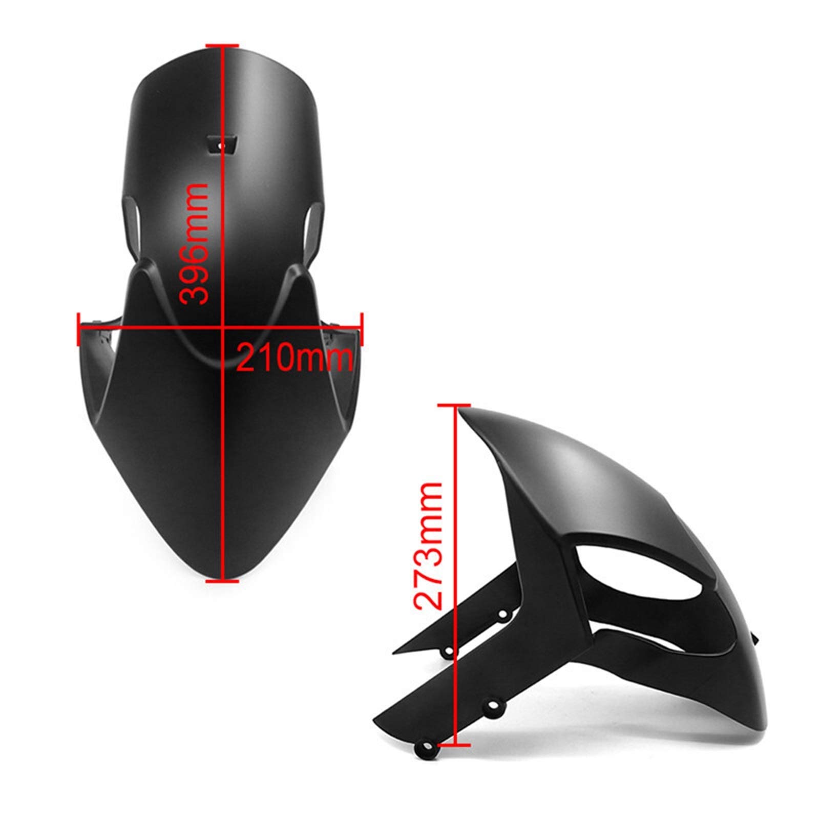 Nero opaco Moto Pneumatico Anteriore Parafango Splash Guard Protector for Ducati Monster 696 796 1100 EVO ABS 1100S