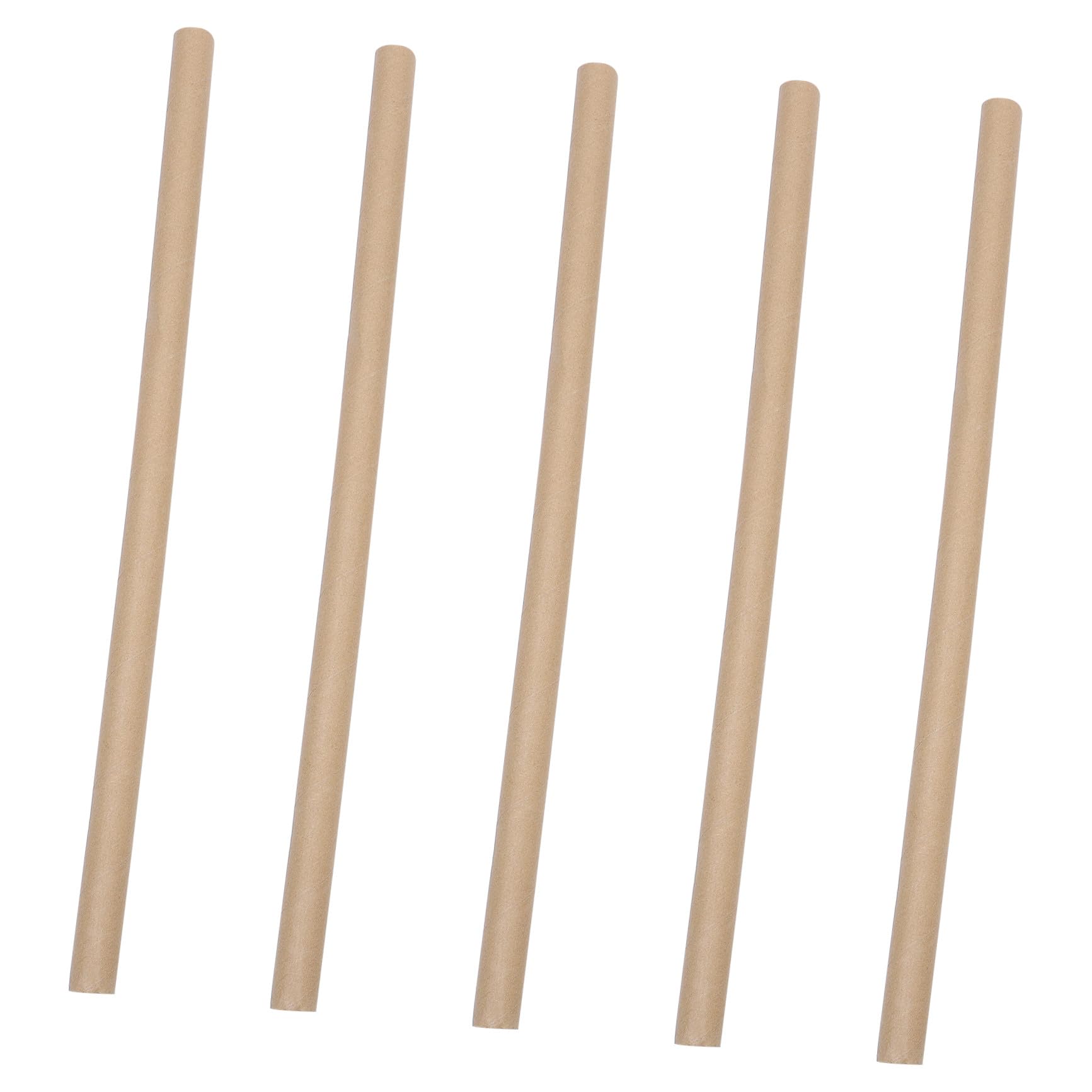 STOBOK 5 StüCk Runde PappröHren, Robuste Bastelpapierrollen FüR DIY Kunstprojekte, 67.7 X 3 Cm, Khaki, Ideal FüR Kinder Und GruppenaktivitäTen