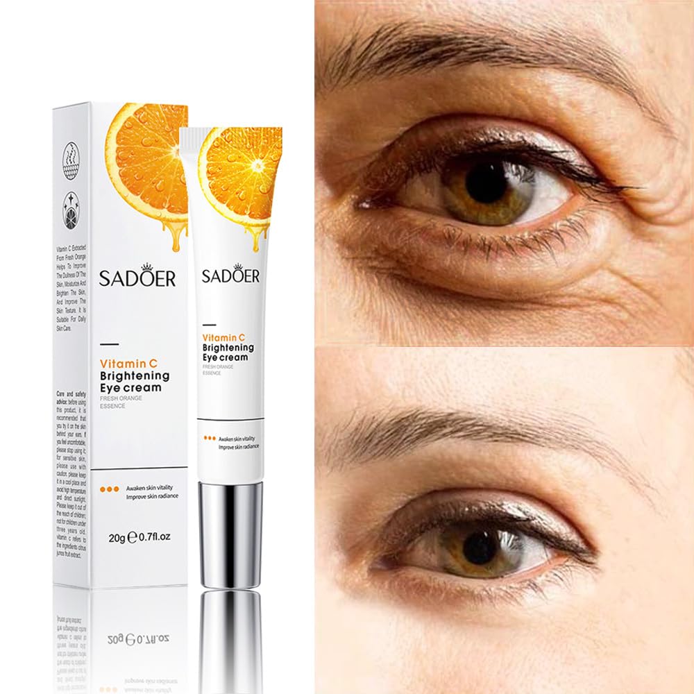 Magic Anti Aging Eye Cream for Dark Circles and Puffiness, Instantly Effect Eye Bags Wrinkles Dark Circles, Anti Aging Under Eye Cream for All Skin Types (0.8 FL.Oz)