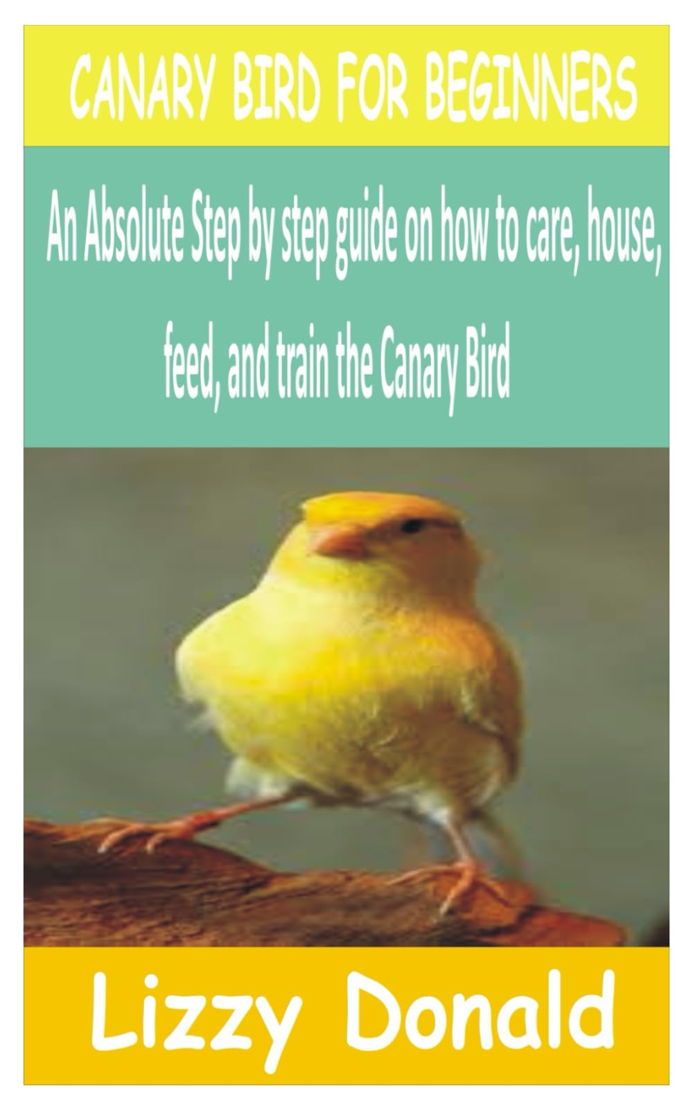 CANARY BIRD FOR BEGINNERS: An Absolute step by step guide on how to Care, house, feed and train the Canary Bird