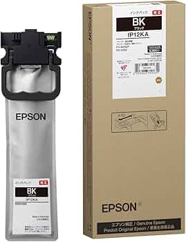 【5個】　EPSON 純正インクカートリッジ　IP12KB Amazon.co.jp: エプソン EPSON 純正インクパック ブラック 約5,000