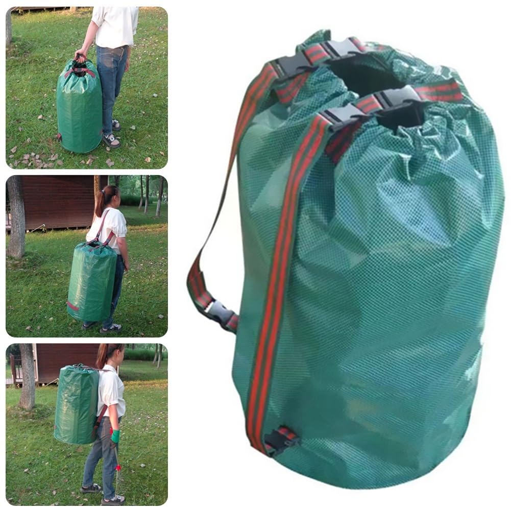 Bolsa para residuos de jardín, bolsas gran capacidad, reutilizable, impermeable, LeafSack, contenedor basura para malas hierbas Bolsa para hojas