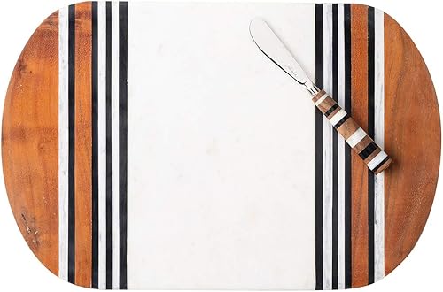 Juliska Tabla de servir y esparcidores de rayas de piedra