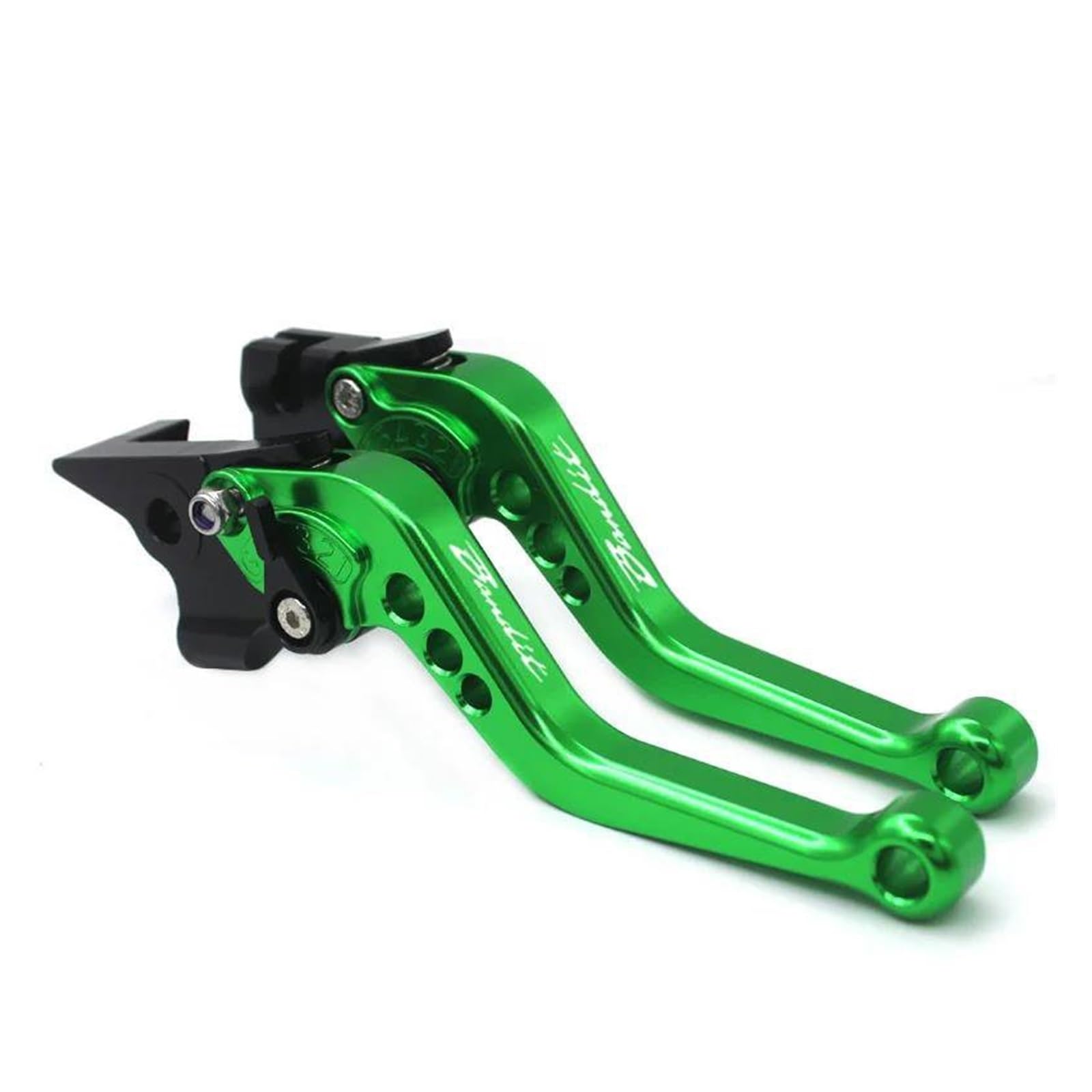 Short Brake Clutch Levers For SUZUKI GSF650 BANDIT GSF1250 2007-2015(Green)