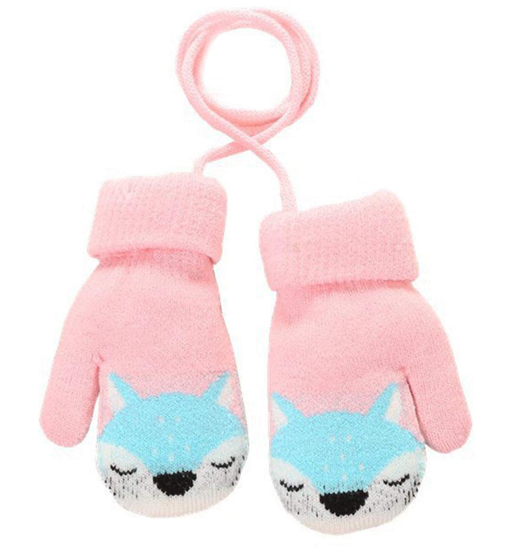 3 Paia Di Guanti Invernali Per Bambini 4-10 Anni Con Dita Aperte, Morbidi E Caldi, Simpatico Design Dinosauro Per Ragazzi E Ragazze