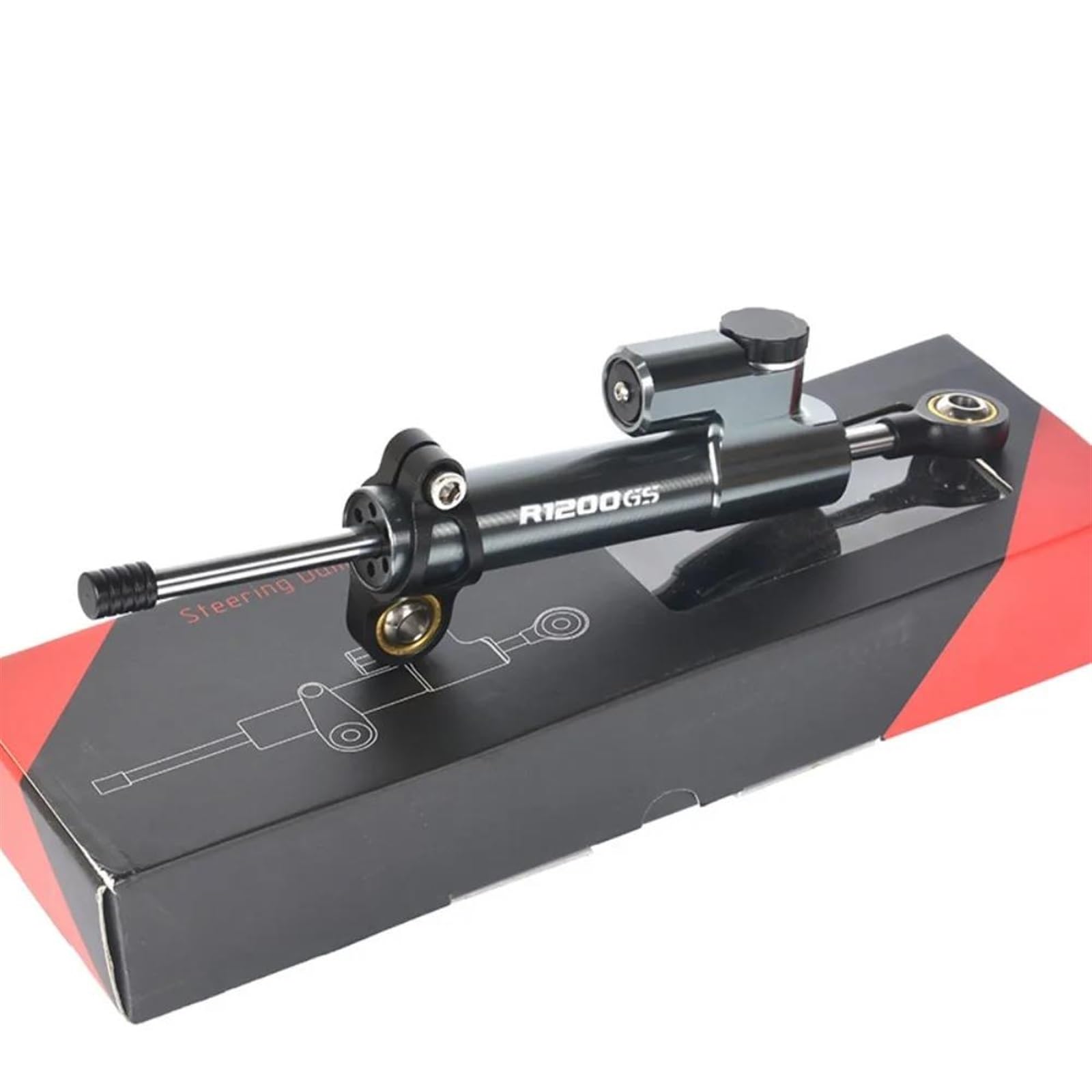 Stabilizzatore Ammortizzatore Sterzo Moto per BMW R1200GS R 1200GS R1200 GS R 1200 GS Ammortizzatori Sterzo Regolabili Stabilizza Controllo CNC(Color2)