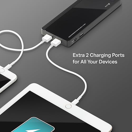 Miniatura 4 de TP-Link Hub USB 3.0 alimentado con 7 puertos de datos USB 3.0 y 2 puertos USB de carga inteligente. Compatible con Windows, Mac, Chrome y Linux OS,