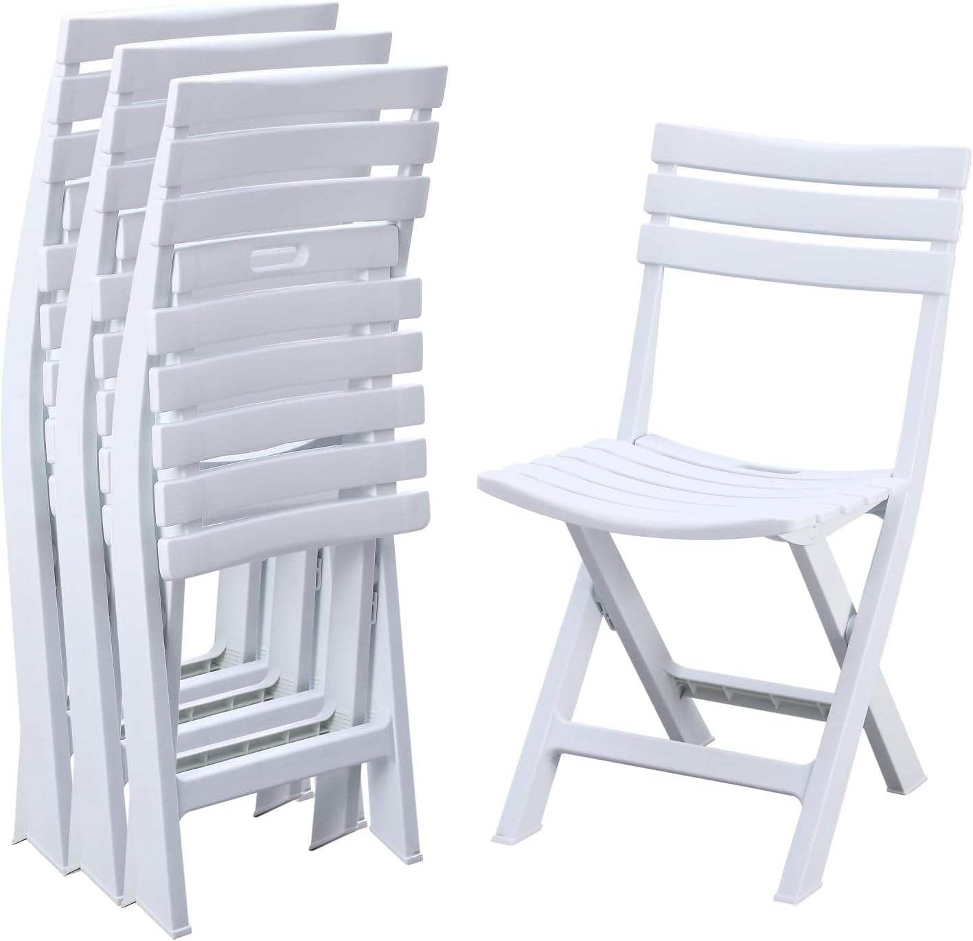 Bonnlo Chaise Pliante, Set De 6 Chaises De Jardin, Chaise Pliante