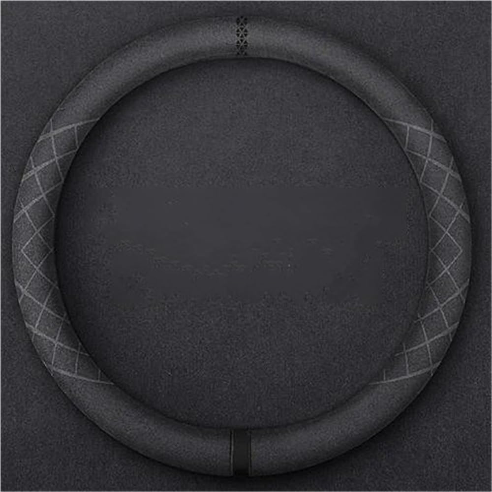 ZYMKKDYLM Car Steering Wheel Cover Protection compatible for BMW Z4 Z4M E85 E86 E89 G29 E52 20i 30i M40i Anti-slip Breathable Soft Steering Wheel Cover, Car Decor Supplies,O-Black