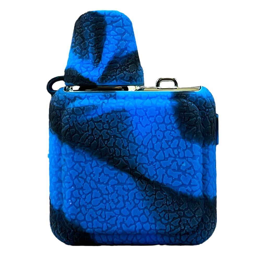 Protective Silicone Case Sleeve Skin Cover Accessories for OXVA Xlim SQ Pro Kit (Black Blue)