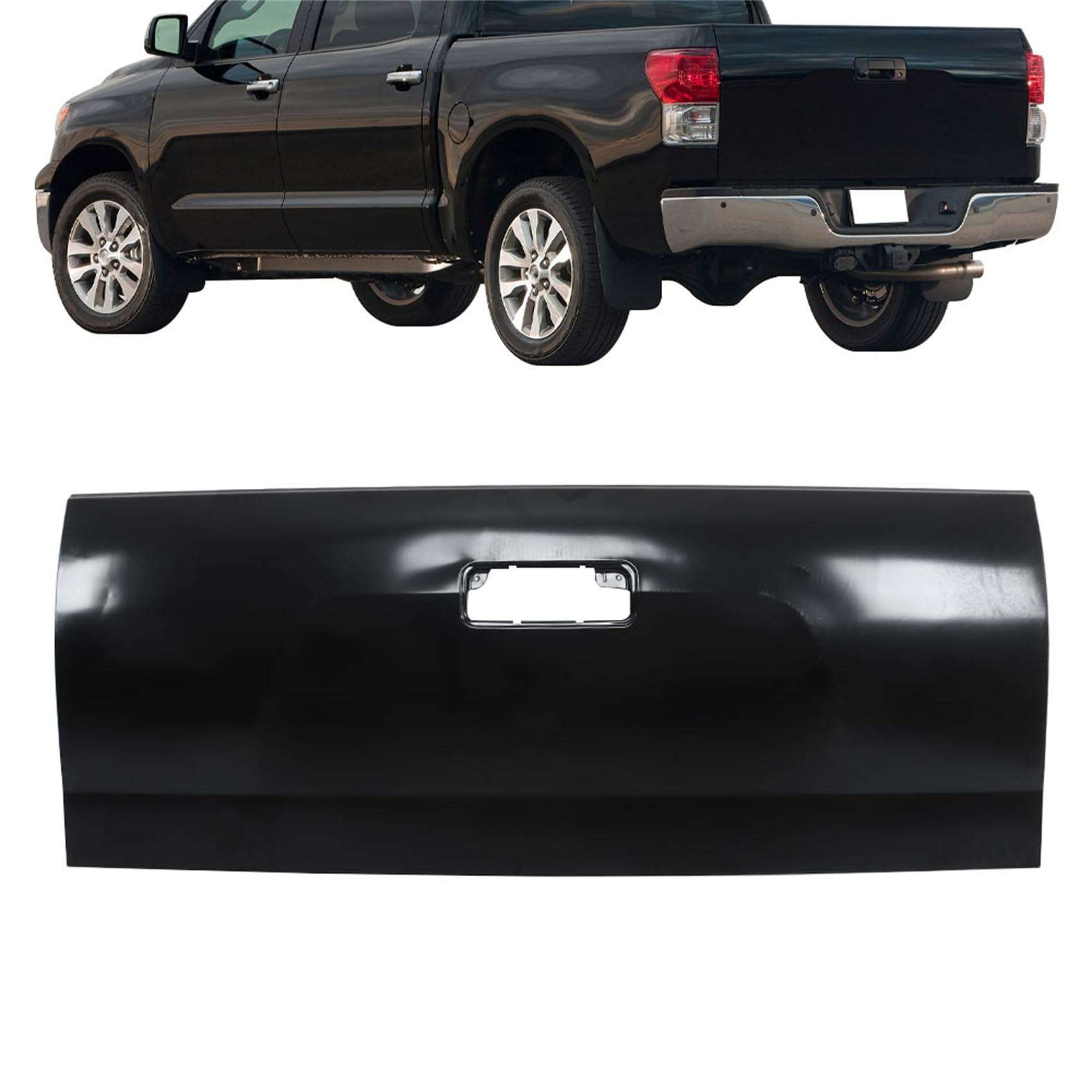 Photo 1 of ***Selling for parts***labwork Primed Steel Rear Trunk Bed Tailgate Tail Gate Shell Black Replacement for Toyota Tundra Pickup 2007-2013 TO1900112 657000C072