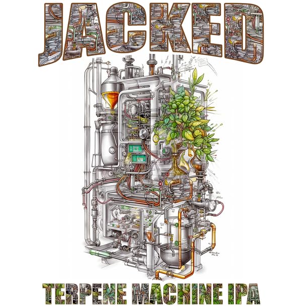 Label Peelers Jacked Terpene Machine IPA Beer Kit