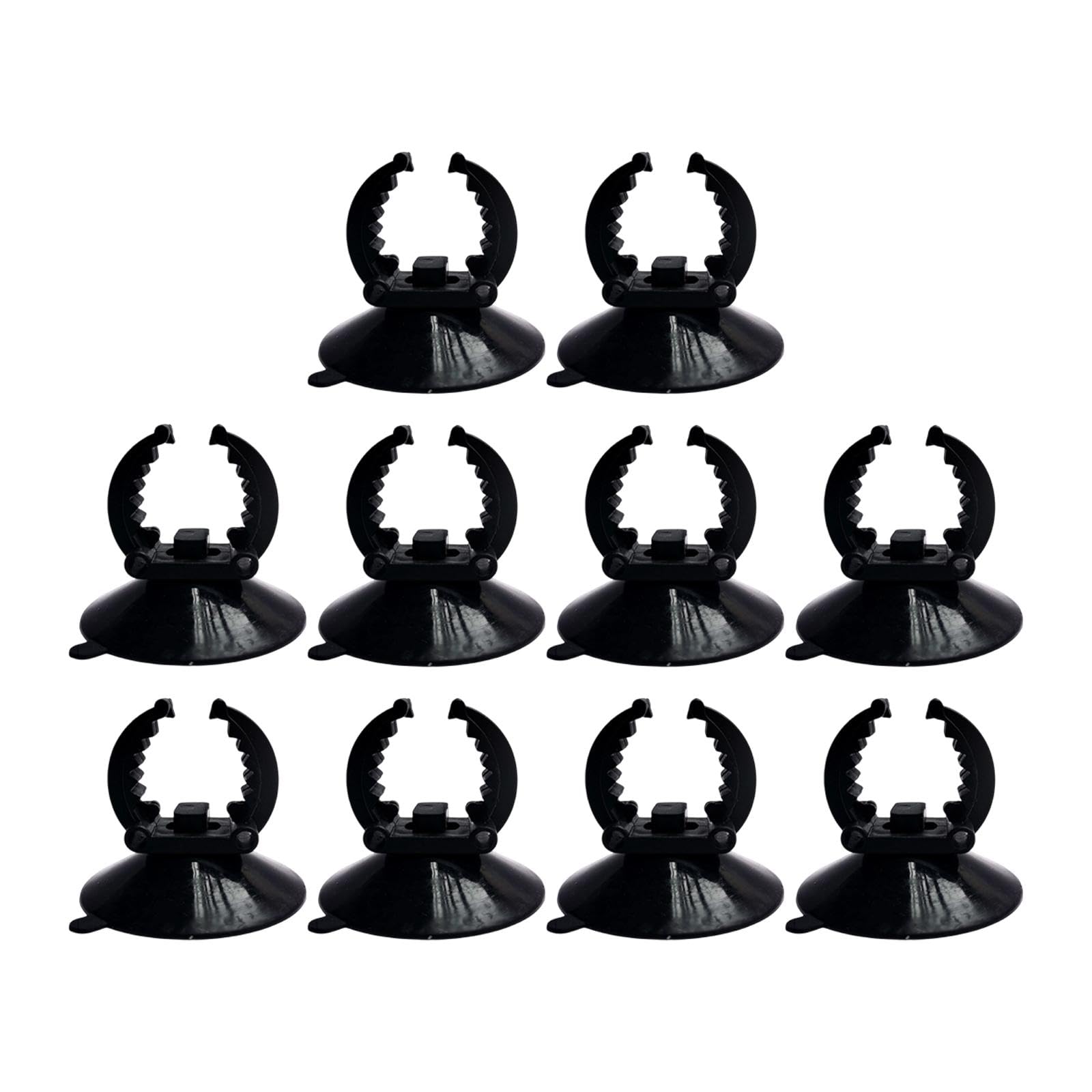 CALANDIS 10X Aquarium Heater Suction Cups with Clips Black Heating Rod Holders Clamps | Heaters & Chillers | Fish & Aquariums-image-5
