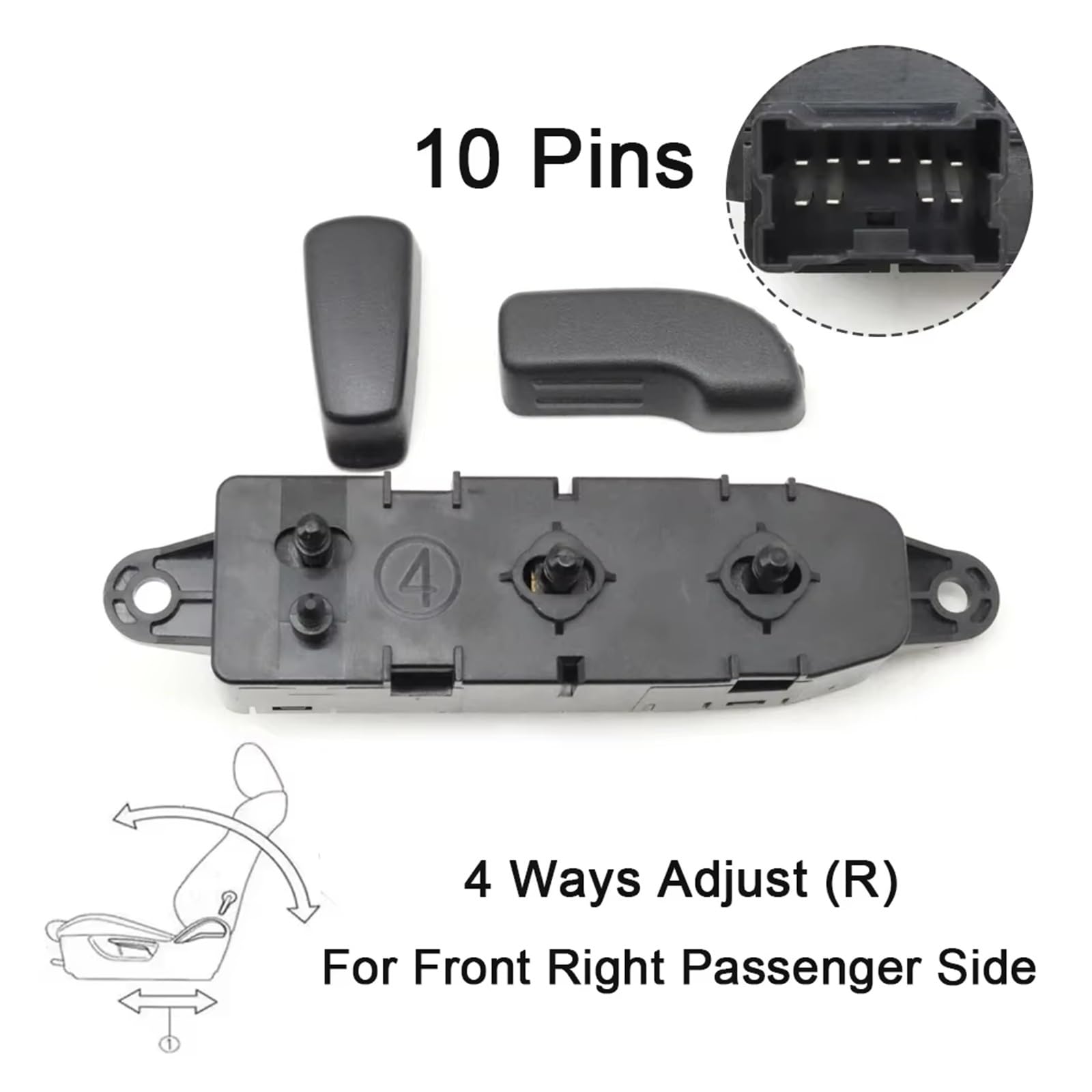 Interruptor ajuste asiento lateral Para Pathfinder Para Titan Para Altima