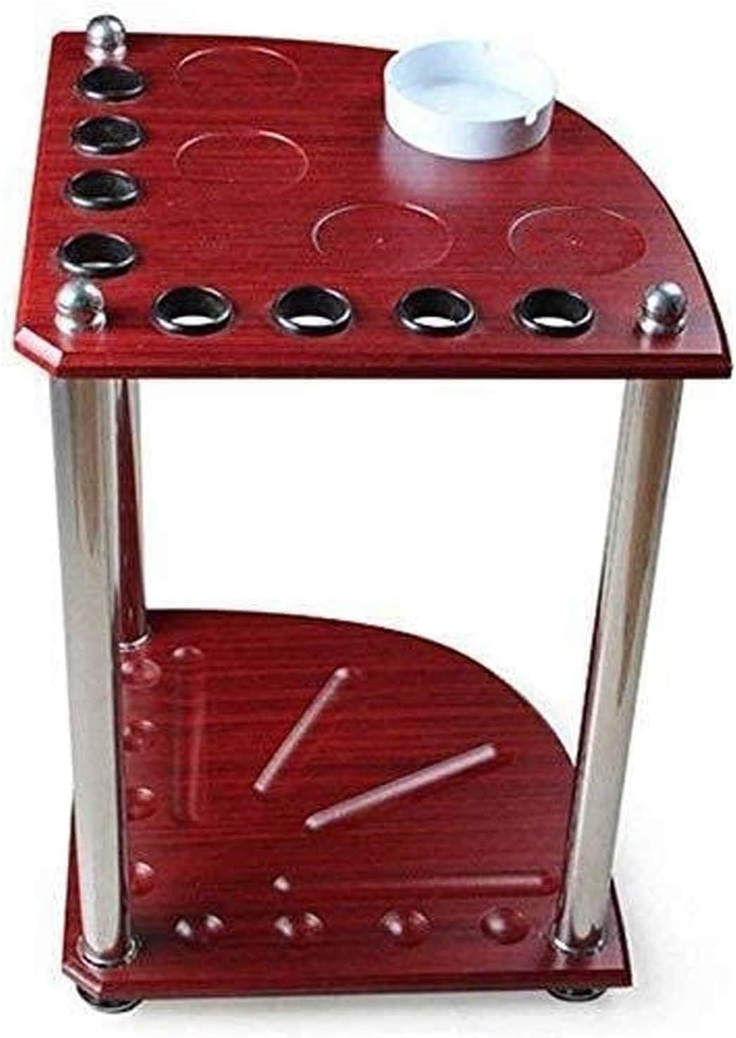 Cue Racks Pool Cue Rack Floor Floor Stand Billiard Rack Pool Cue Holderred Wood Storage Holds 8 Pool Cues for Billiard Hall Family Club Gymnasiums WEWYQSJXBXF-211222(Color:Brown)