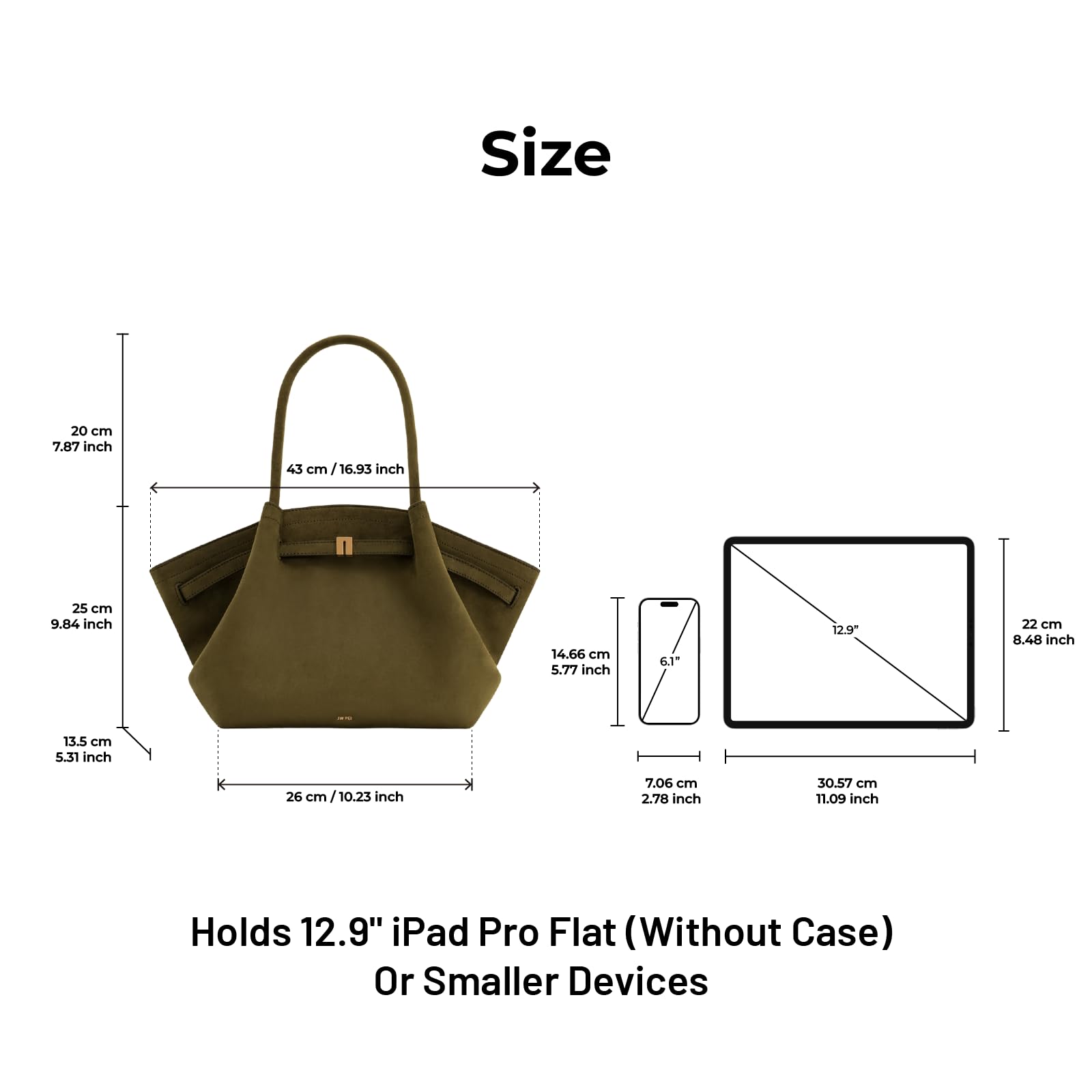 JW PEI Hana Medium Borsa Tote da Donna