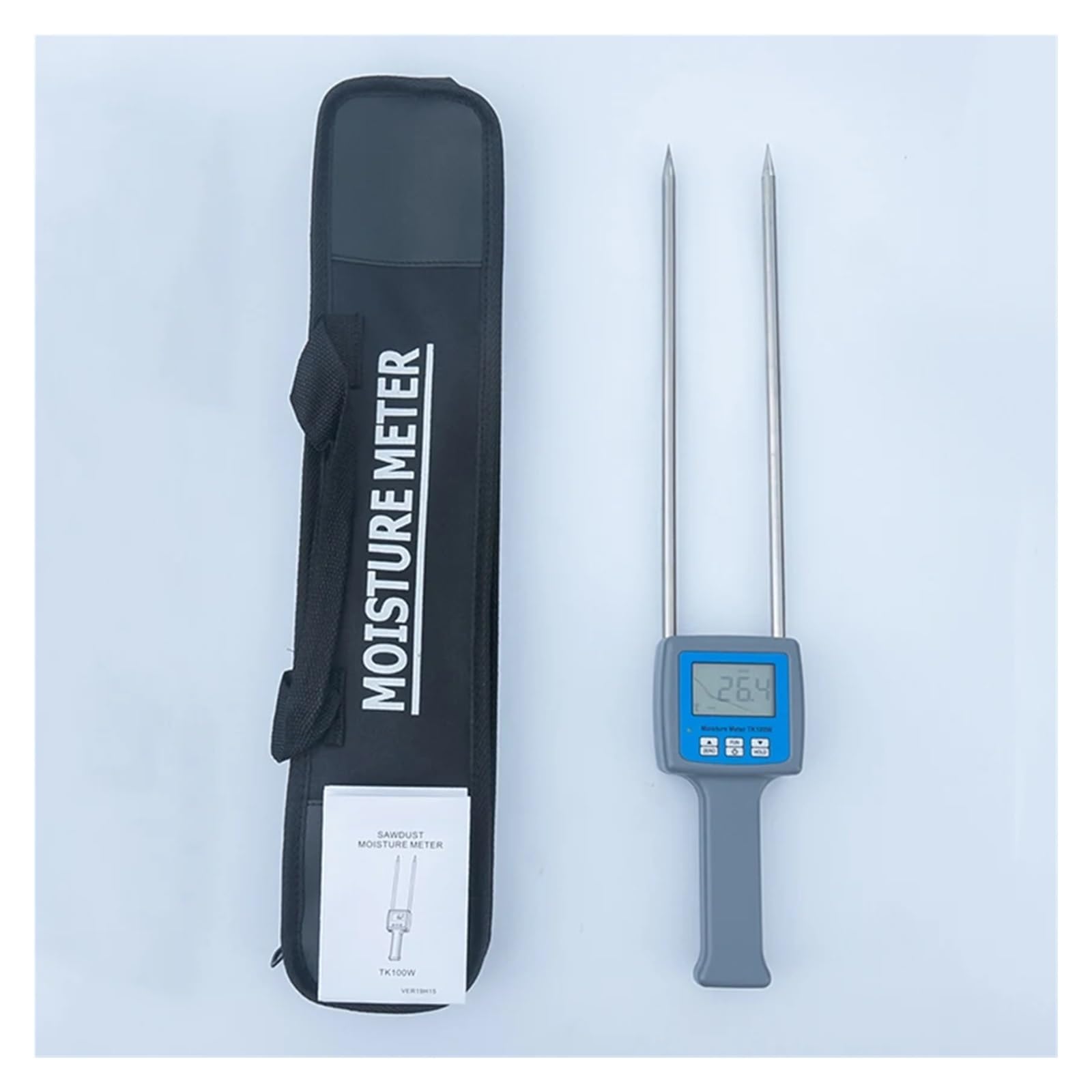 TK100W Higrometry Drewno Trociny Proszek Siano Bele Torf Wilgotnościomierz Tester Cyfrowy LCD Wilgotnościomierz Wilgotności Precyzyjne i dokładne pomiary
