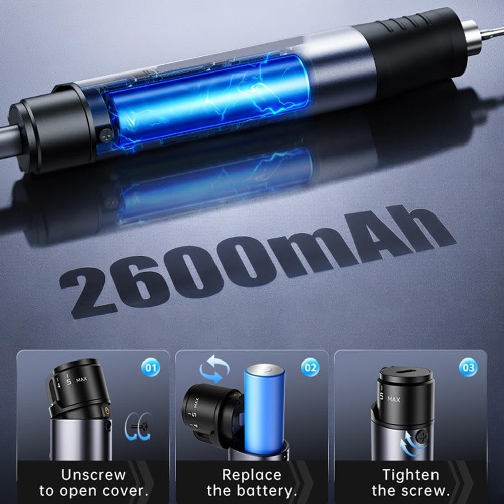 Soldador inalámbrico de temperatura constante HS-03, carga tipo C de 10 W con batería de 2600 mAh, kit de soldadura portátil de calentamiento rápido de 100-450 C para mantenimiento