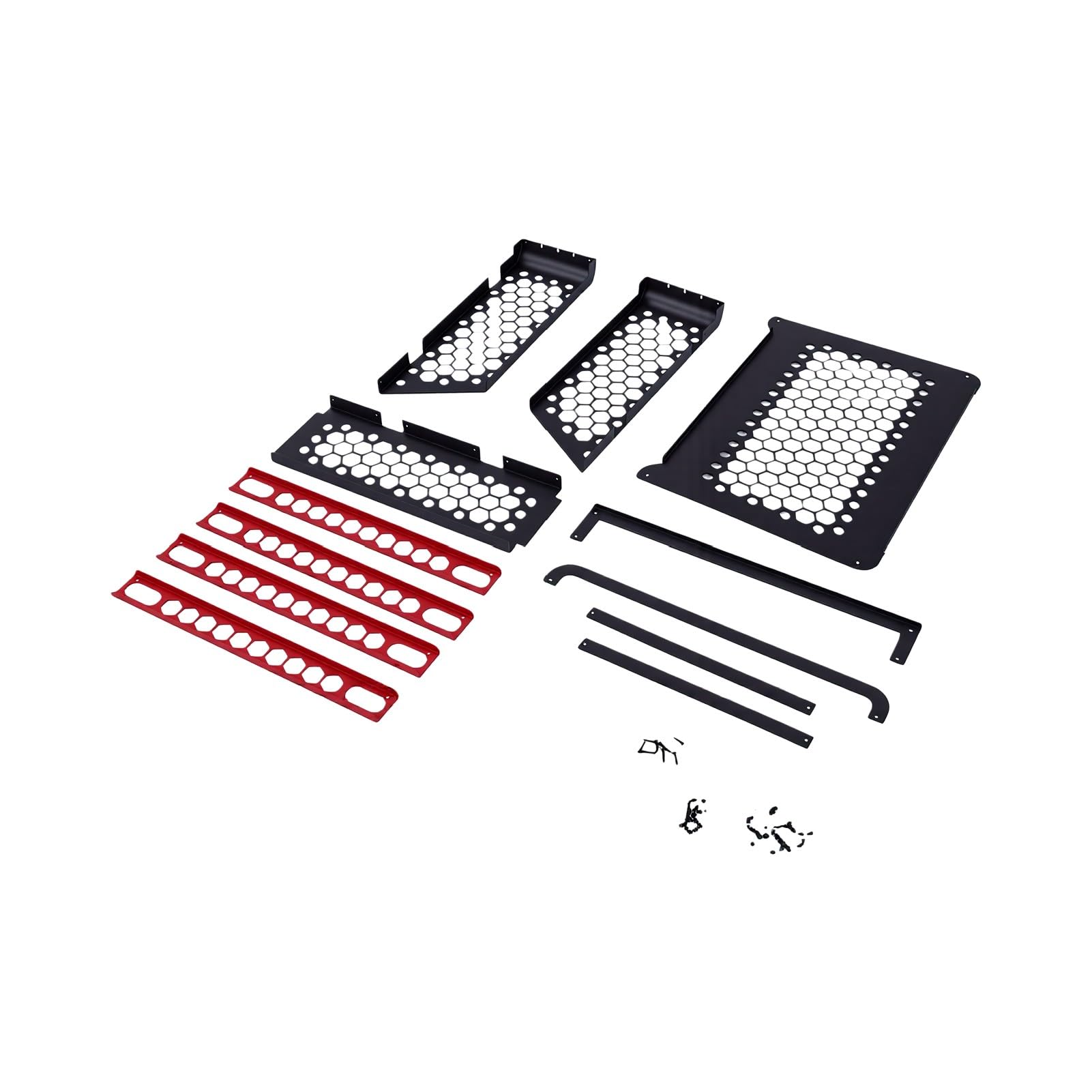 Uchwyt Stojaka AMS, Oszczędzający Miejsce Stojak AMS ze Stopu Aluminium, Półka Modułowa do Drukarki P1S P1P X1C X1E, 39x36x13,5 Cm, 1 Jednostka