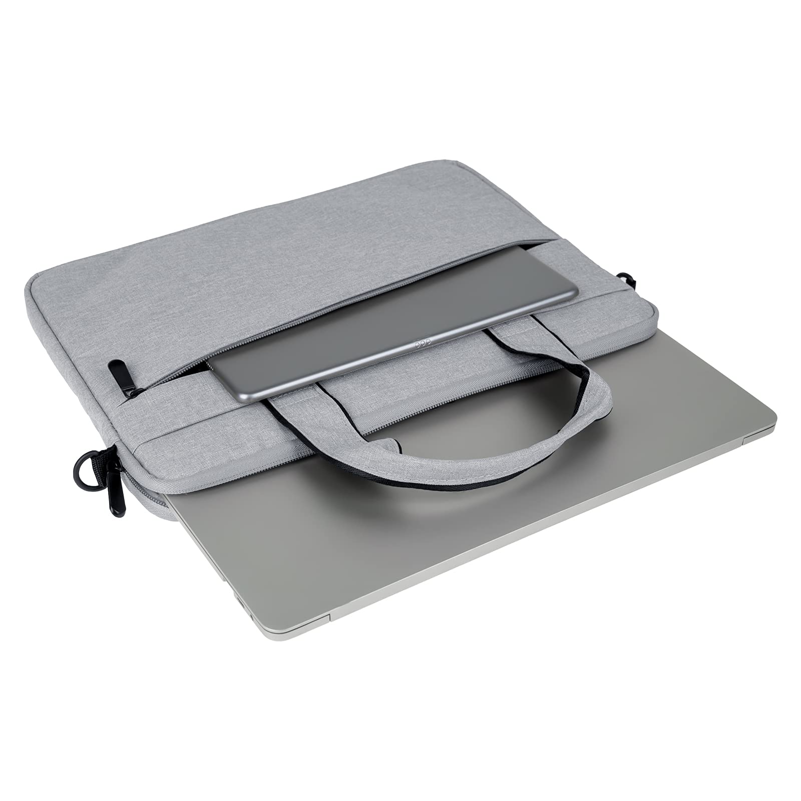 RAINYEAR Sacoche Housse pour Ordinateur Portable Imperméable Sac à Bandoulière Pochette de Protection Ordinateur Compatible MacBook Chromebook Surface