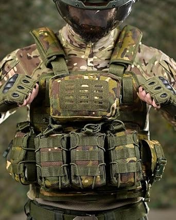 Single Sword Kas rga Tactical Balistik Plaka Tak labilen A k Cepli H cum Yele i, Multicam