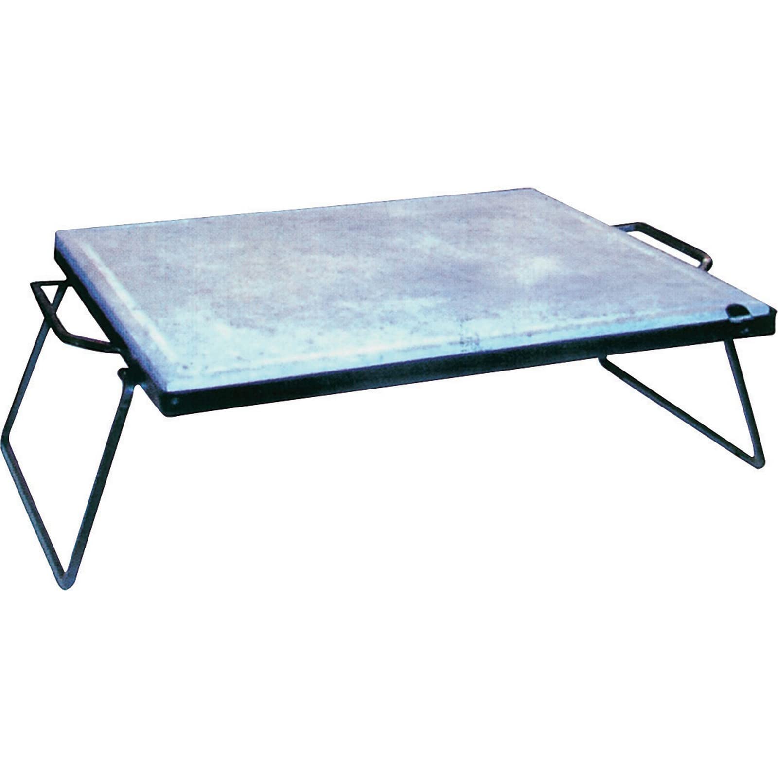 1PEZZO PIETRA OLLARE CON TELAIO E GAMBE RICHIUDIBILI 30X40 CM