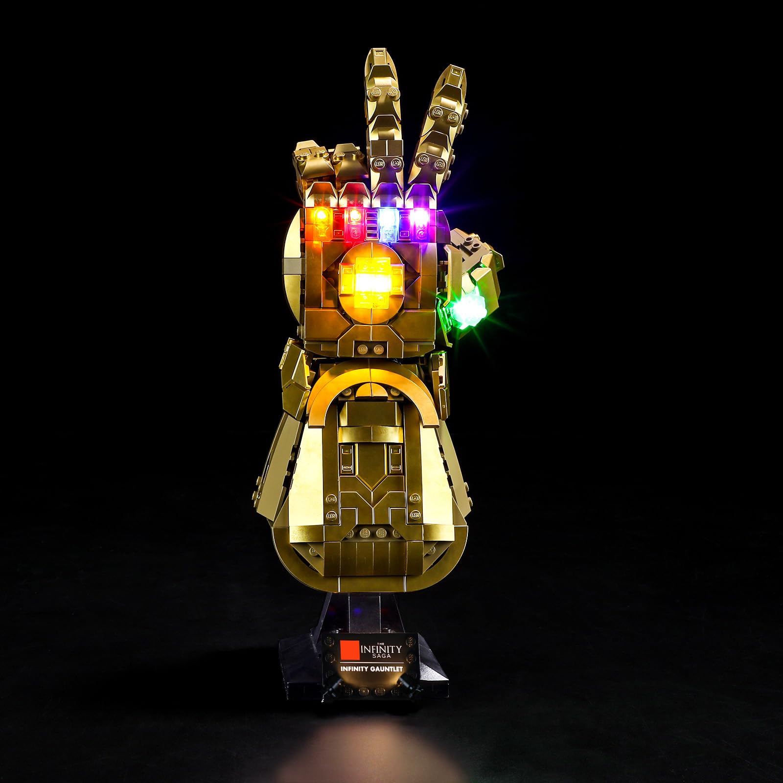 BRIKSMAX Kit di illuminazione a led per LEGO Marvel Guanto dell’Infinito - Compatibile con Lego 76191 Modello di blocchi predefiniti- Non includere il set Lego