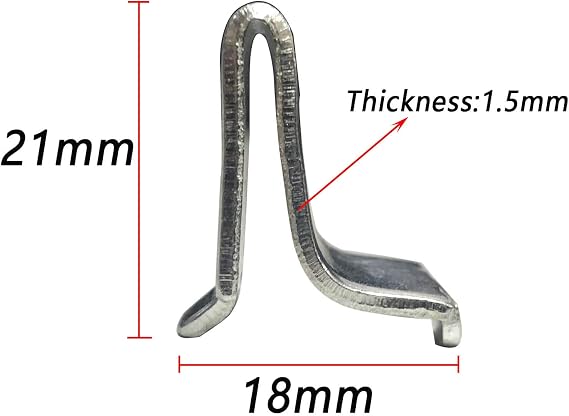 Adjustable Steel Pilaster Shelf Support Clips -14 Pieces