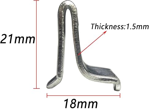 Adjustable Steel Pilaster Shelf Support Clips -14 Pieces