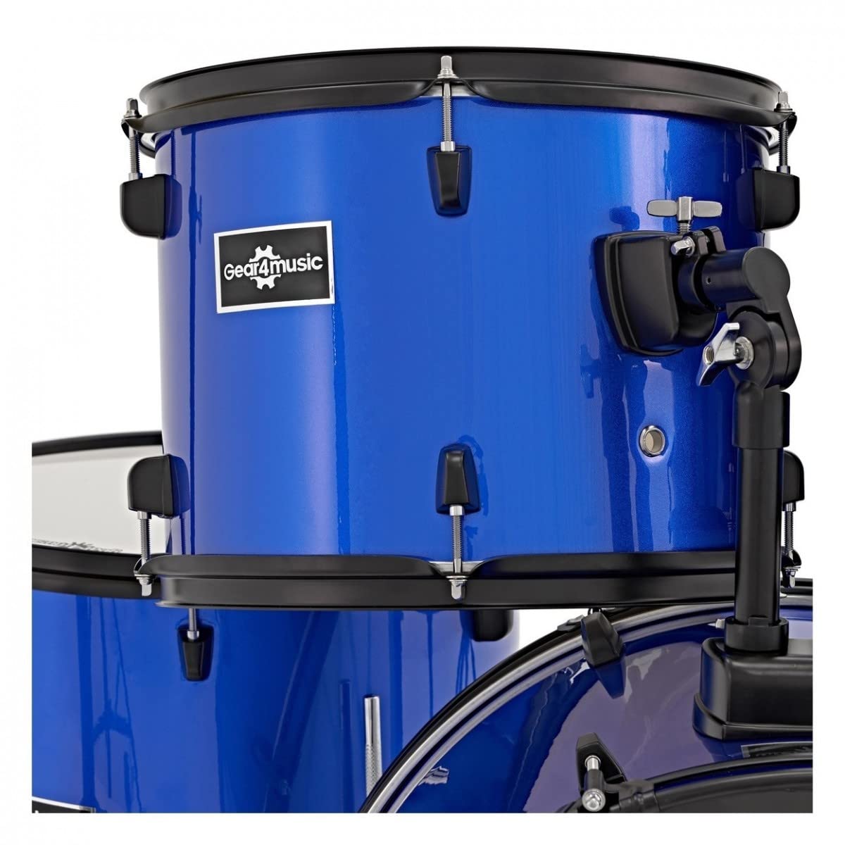 Kit de batería acústica BDK1 Pack con platillos y silenciador Pads, Azul